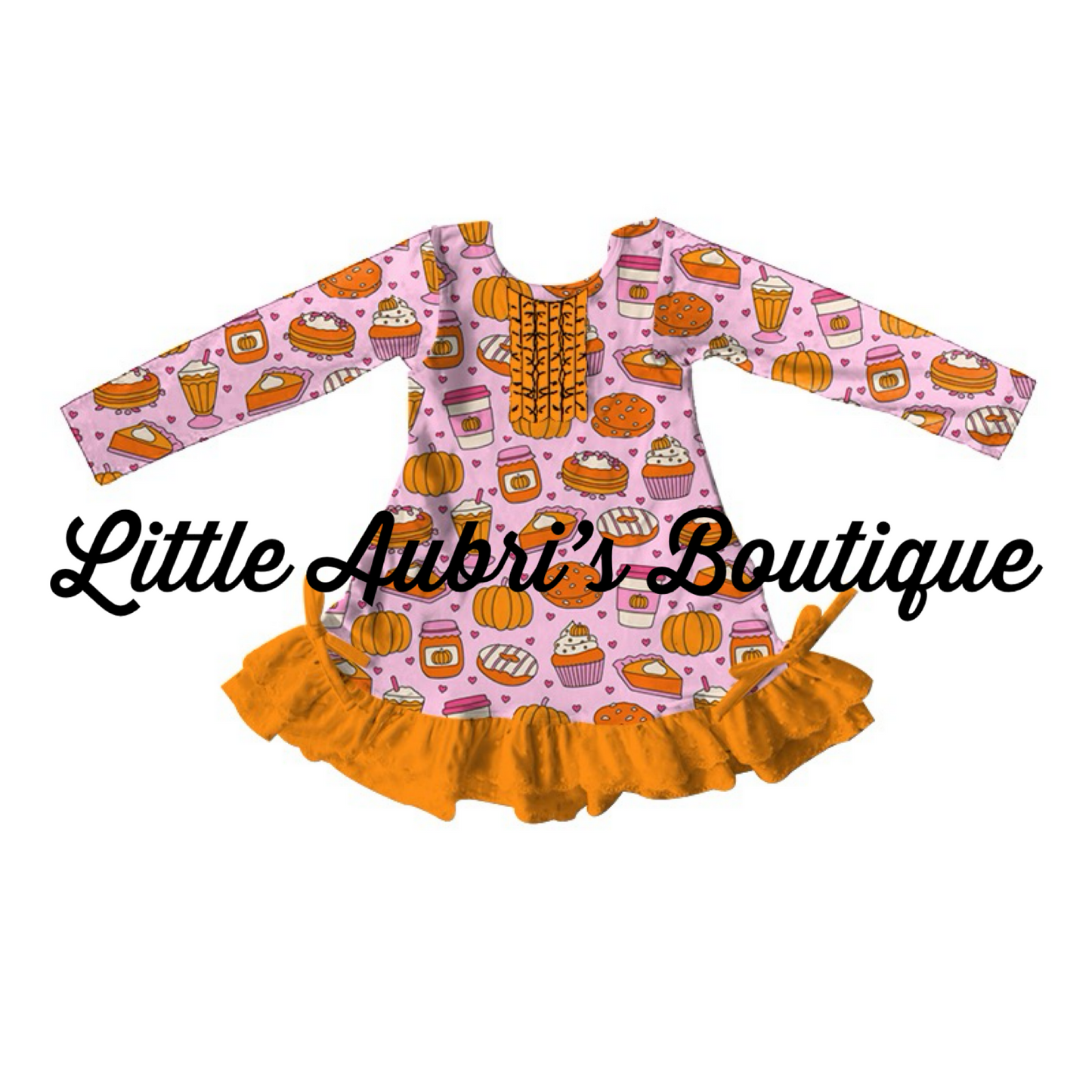 Fall Sweets Pajama Dress
