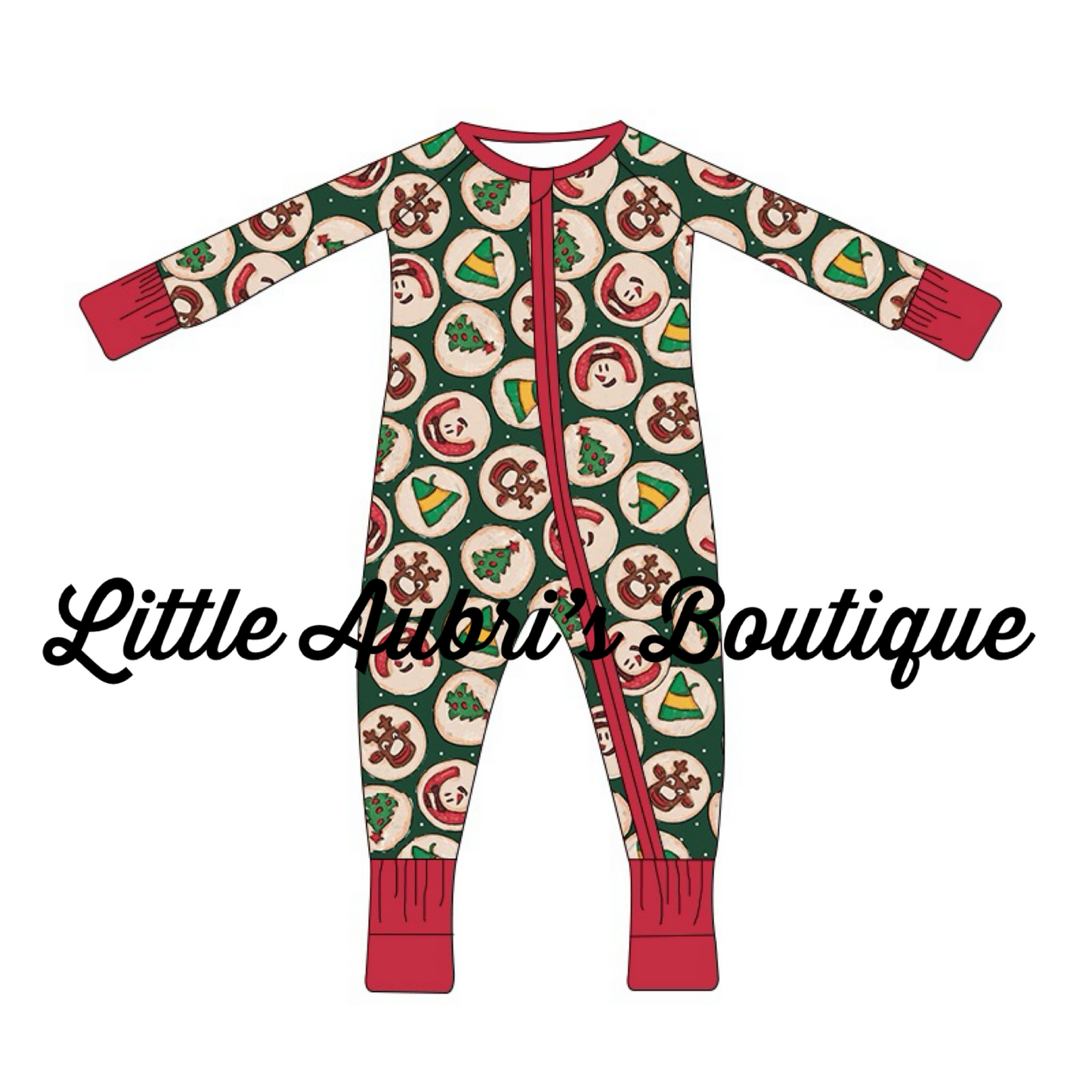 Holiday Cookies Zip Jammies