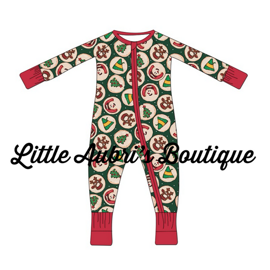 Holiday Cookies Zip Jammies