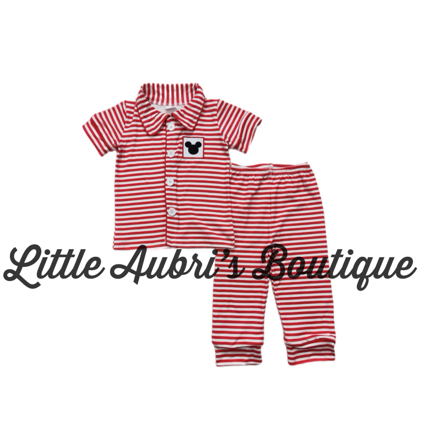 Striped Mouse Pajama Pants Set ETA Early May