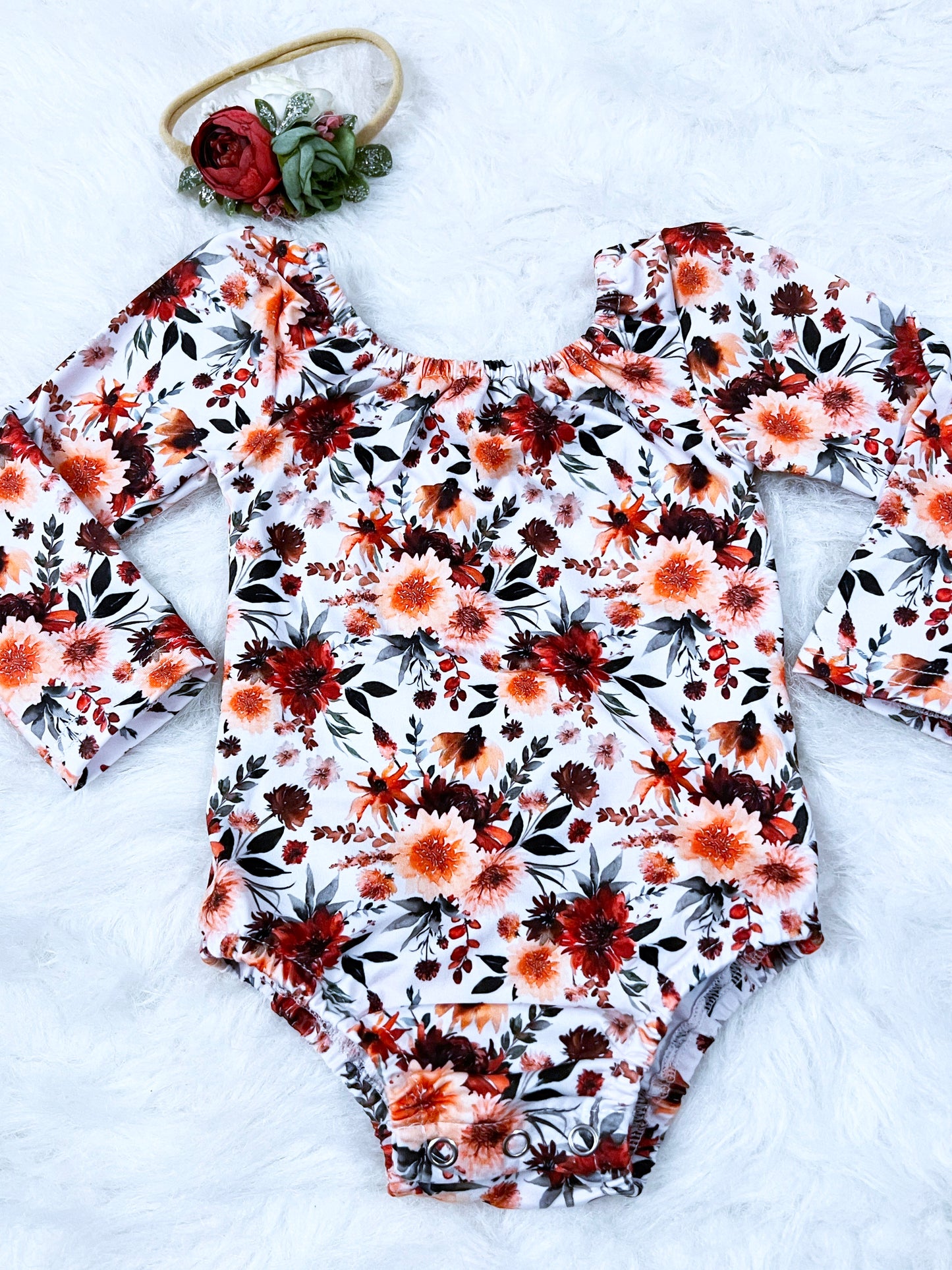 Autumn Floral Leotard