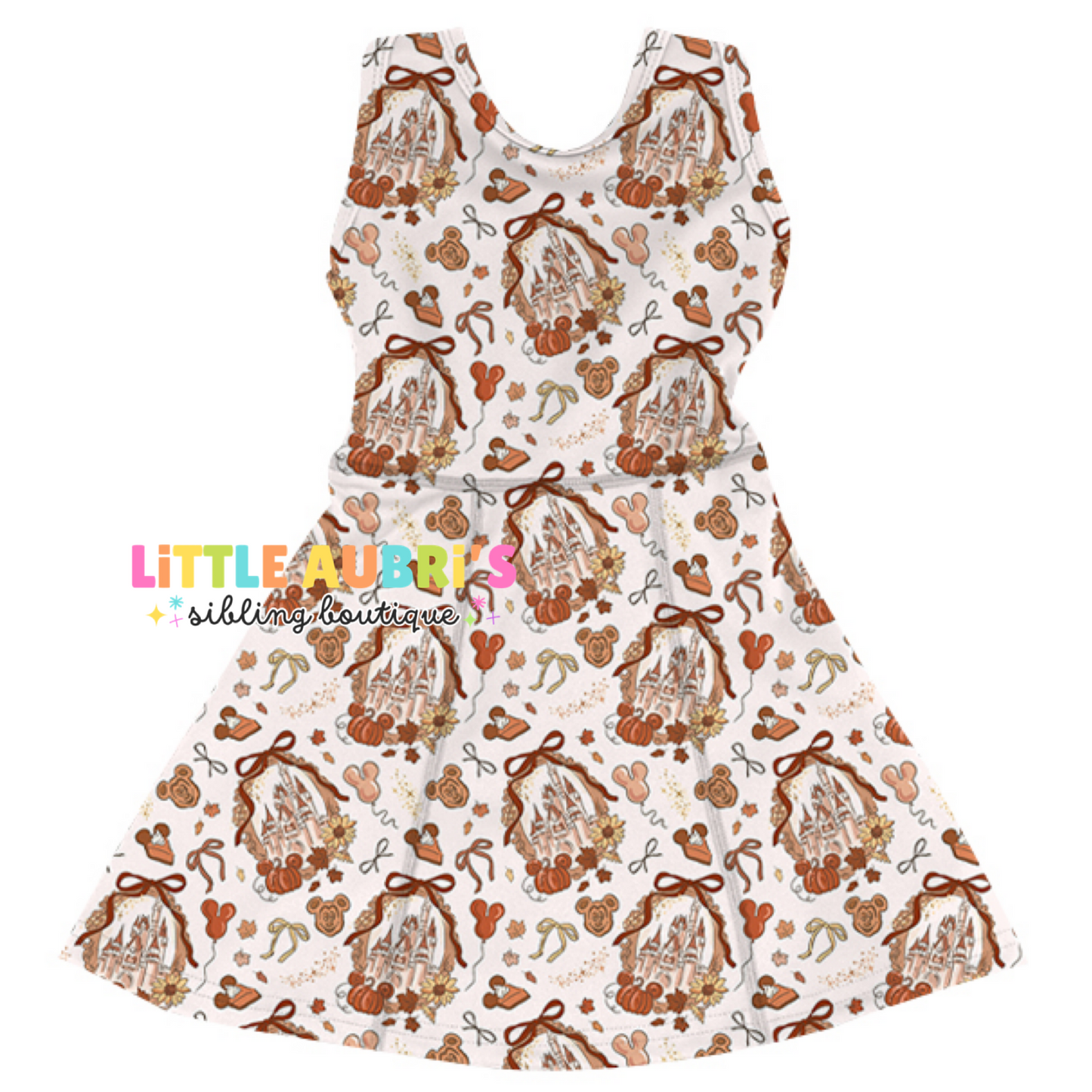 Adult FALL ON MAIN ST Athletic Dress + Detached Shorts Set (*SHIPS EARLY SEPT)