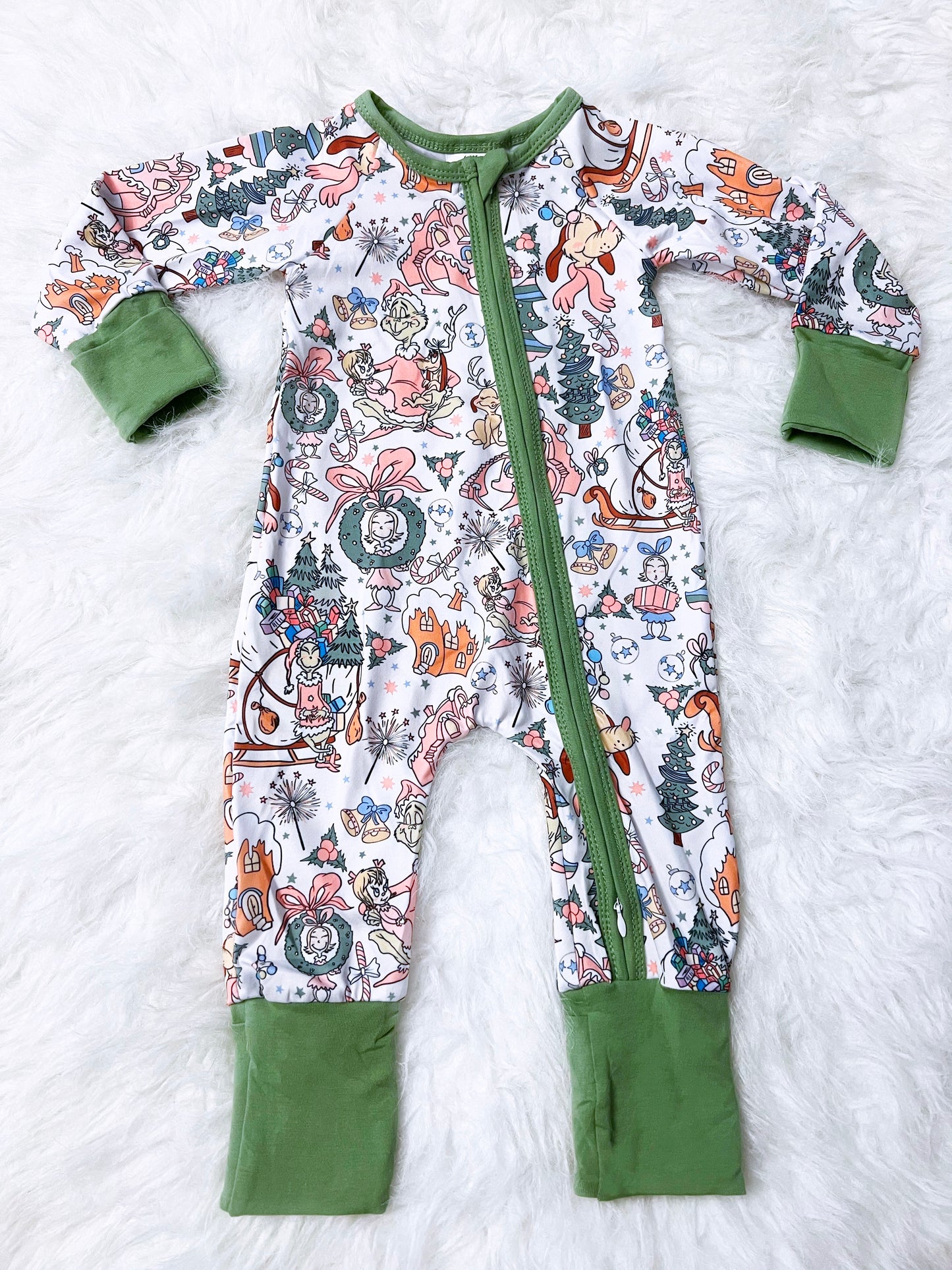 Pastel Whoville Zip Jammies