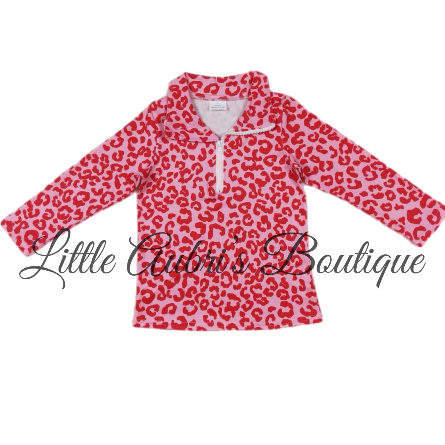 Pink Leopard Pullover ETA Late Sept