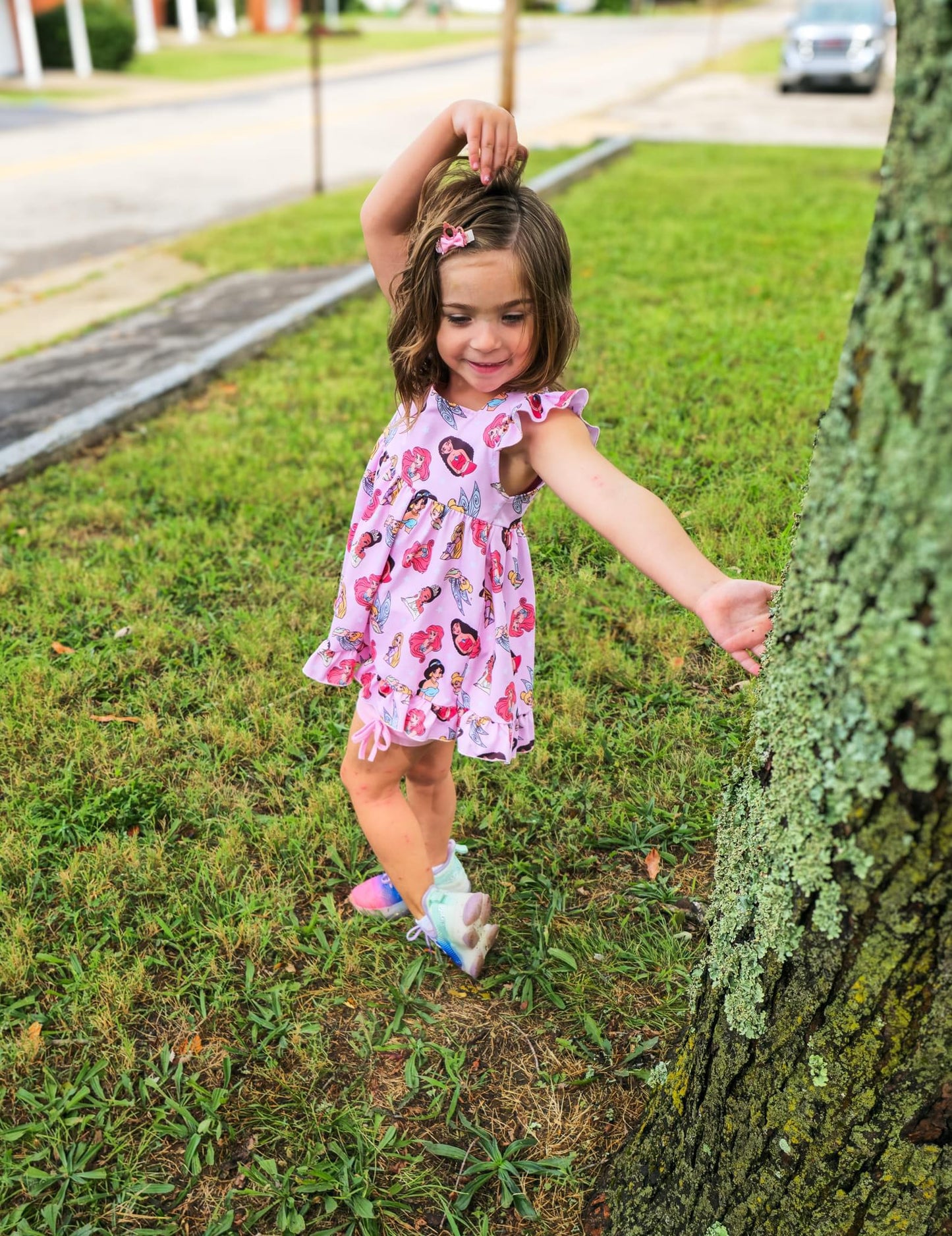 Fit for a Princess Cross Back Tunic and Shorts Set