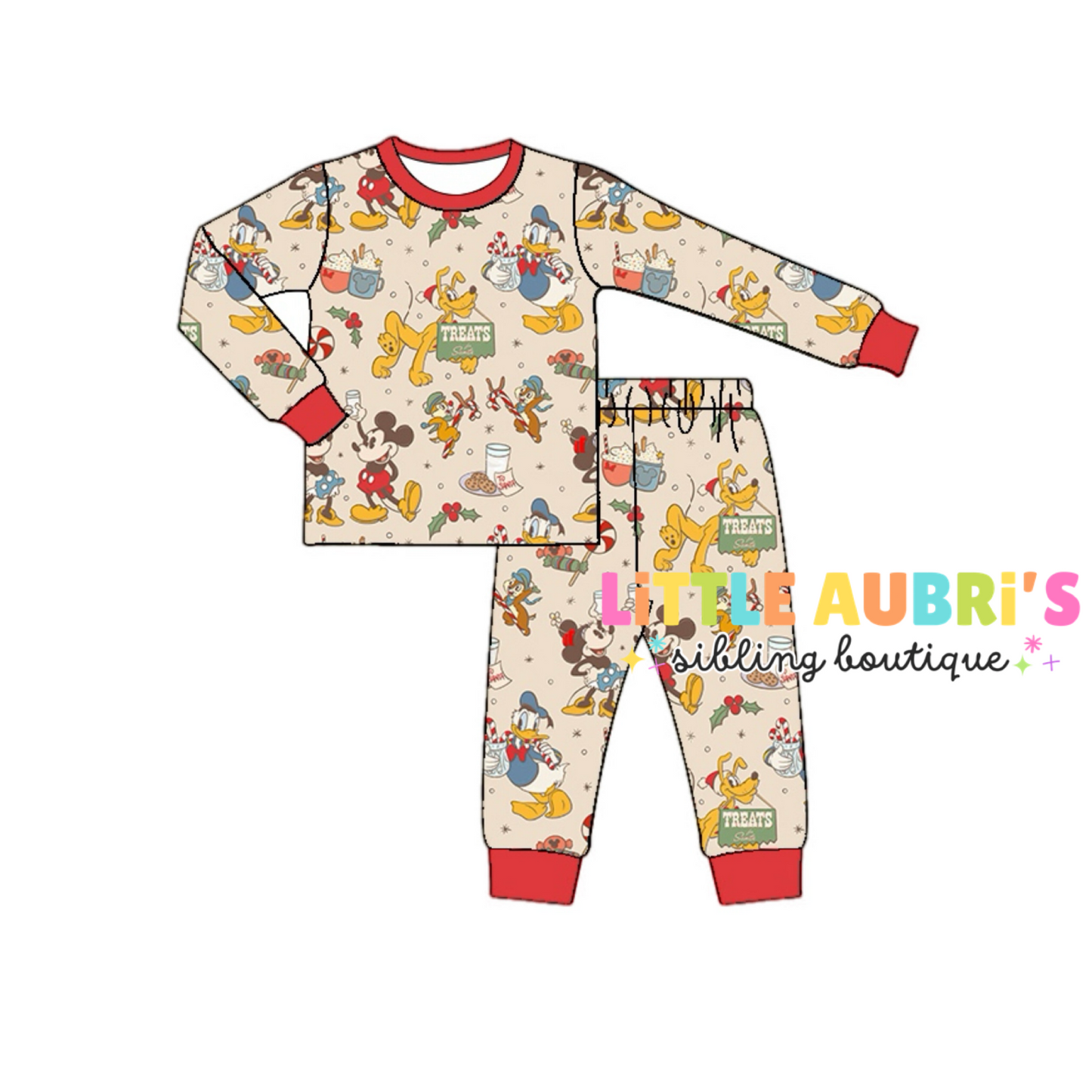 CHRISTMAS MOUSE Pajama Set (*SHIPS LATE OCT)