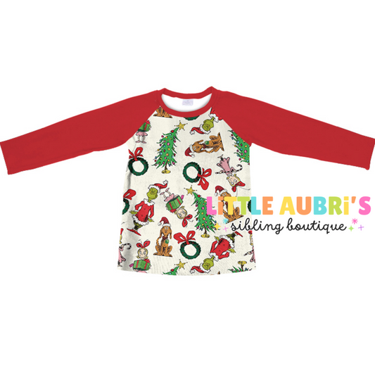 Adult MEAN ONE Raglan (*SHIPS LATE NOV)