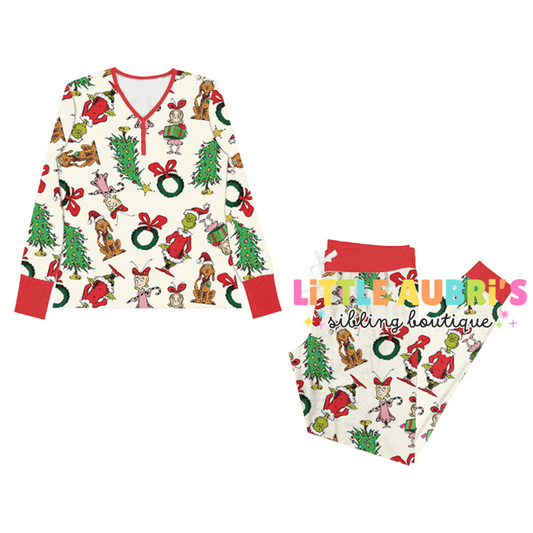 Adult MEAN ONE Jogger Pajama Set (*SHIPS LATE NOV)