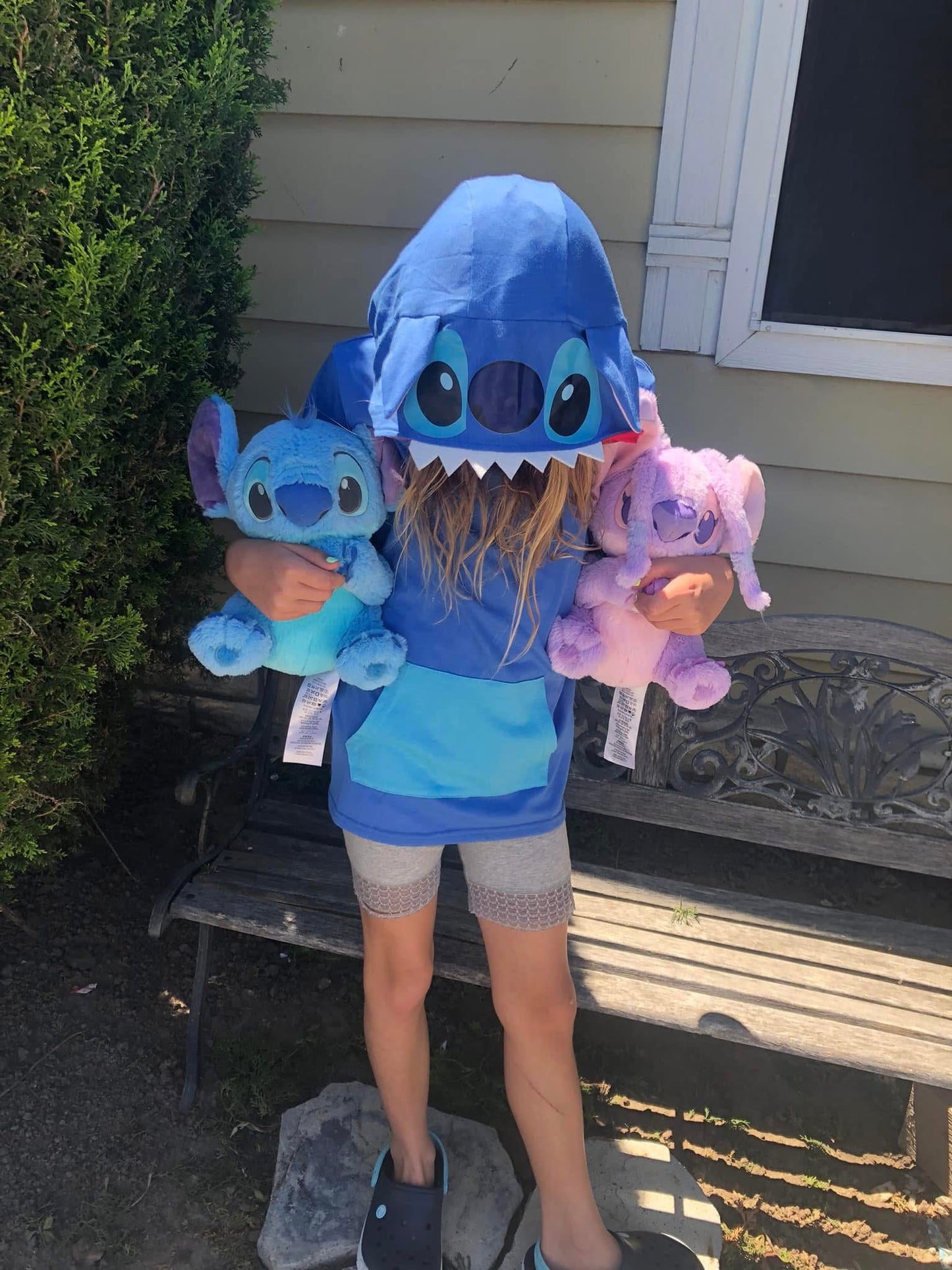 Blue Alien Hooded Tee