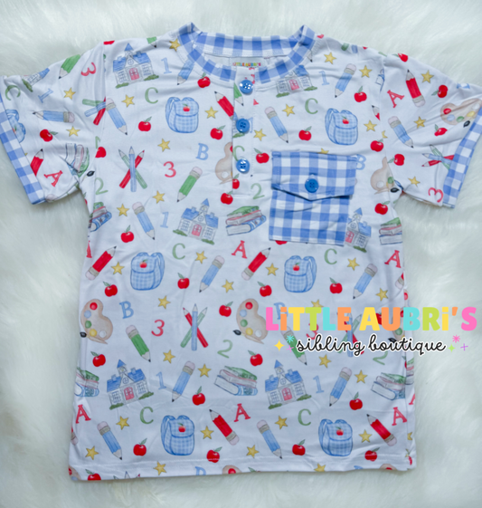 PREP SCHOOL Pocket Henley