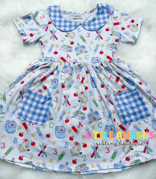 PREP SCHOOL Collar Pocket Dress