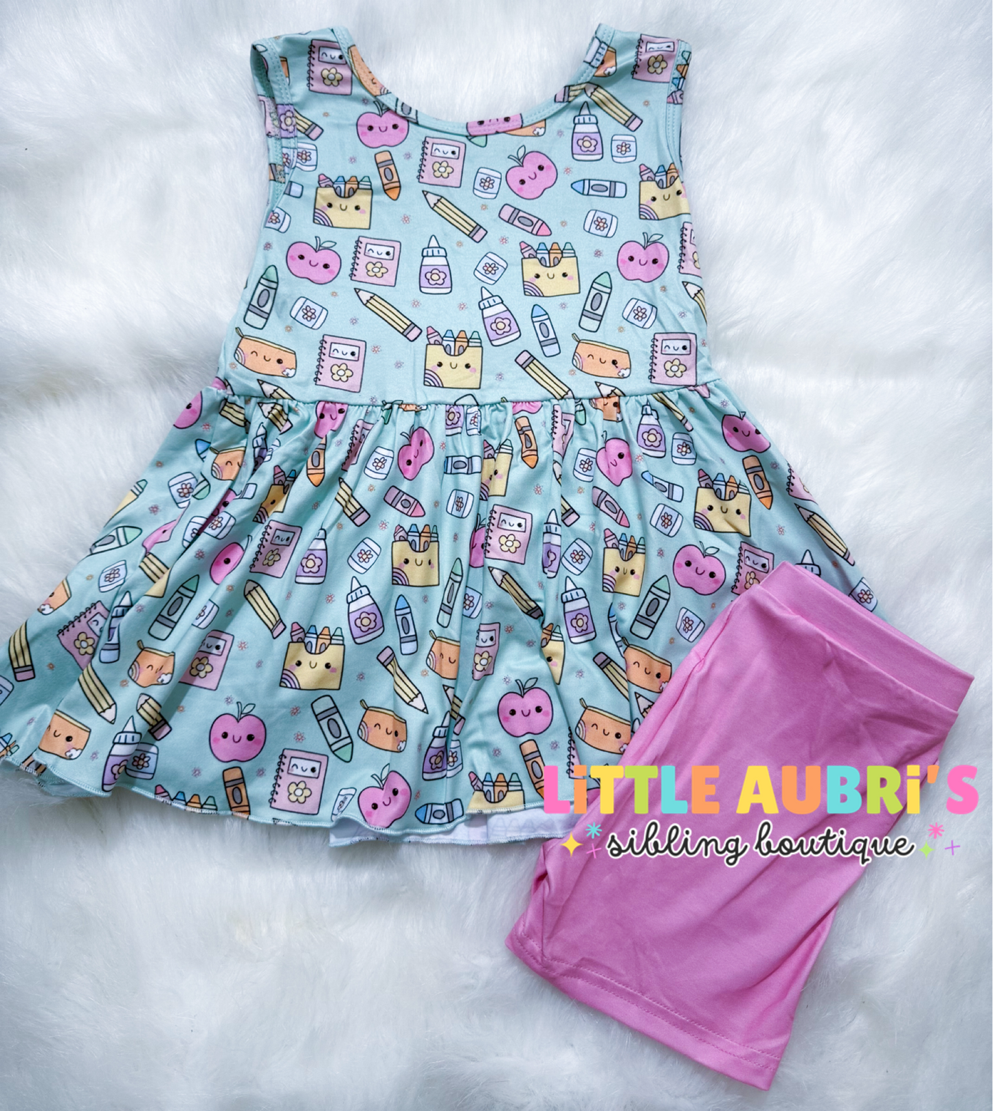 CLASSROOM CUTIE Tunic Short Set