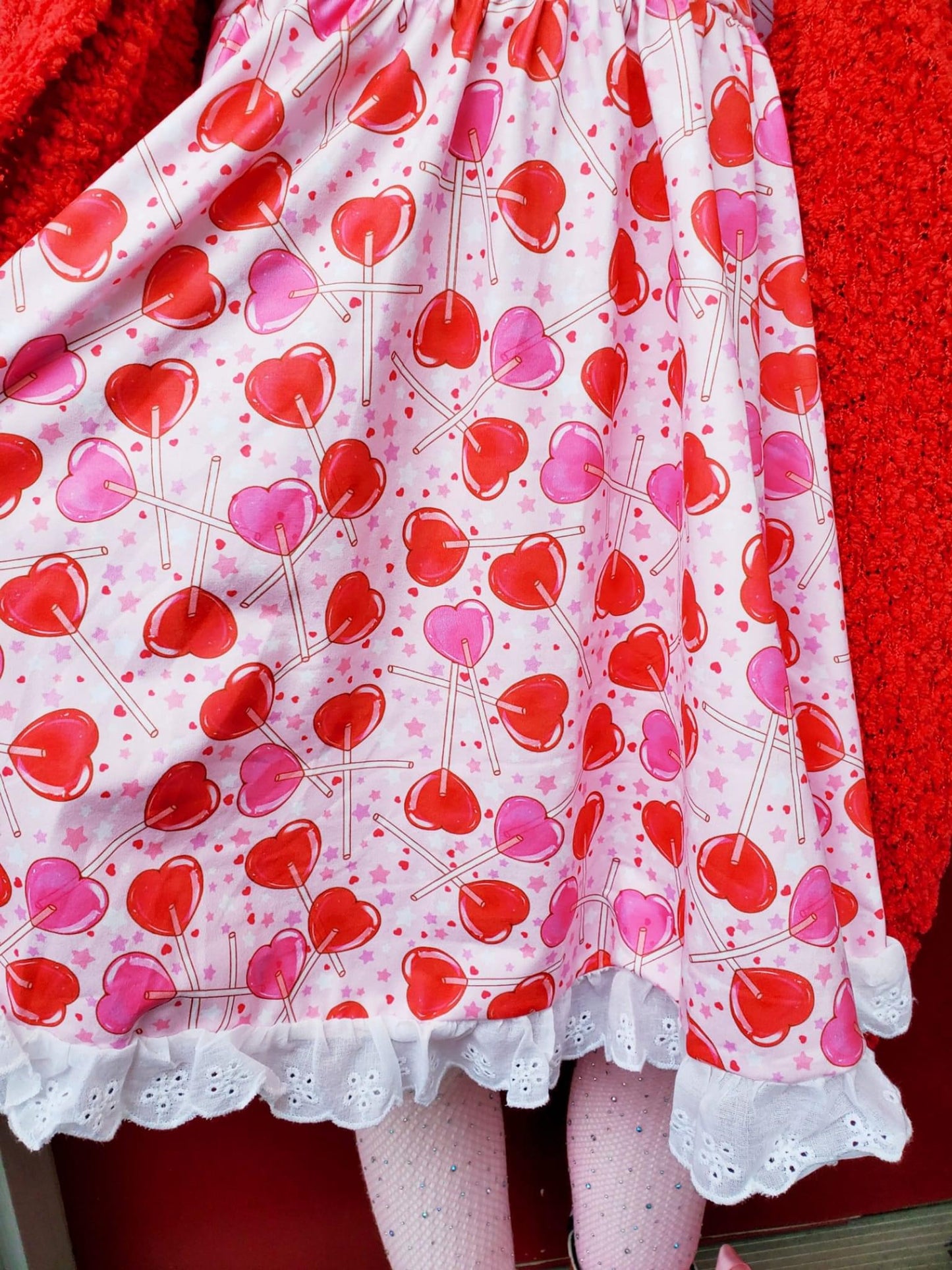 I’m a Sucker for You Lace Tie Back Long Sleeve Dress