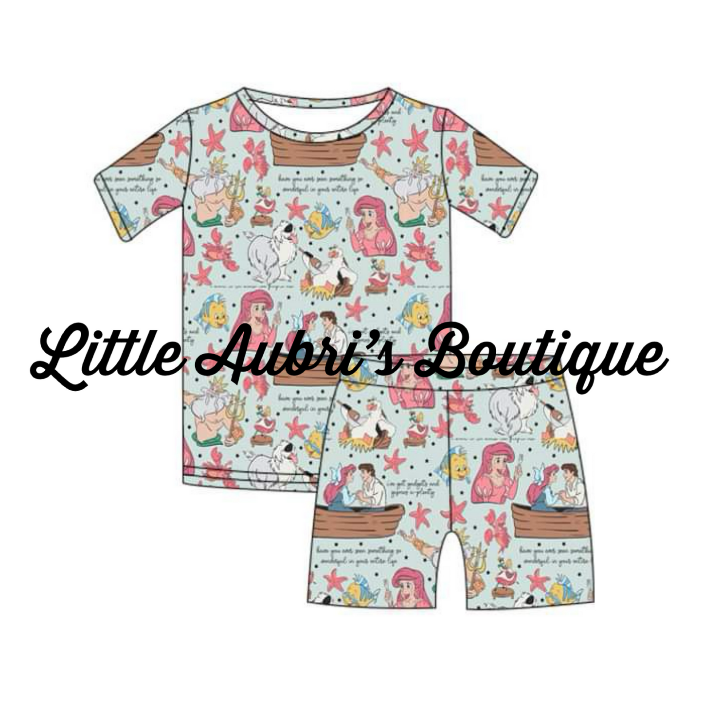PREORDER Under the Sea Princess Pajama Set CLOSES 5/17