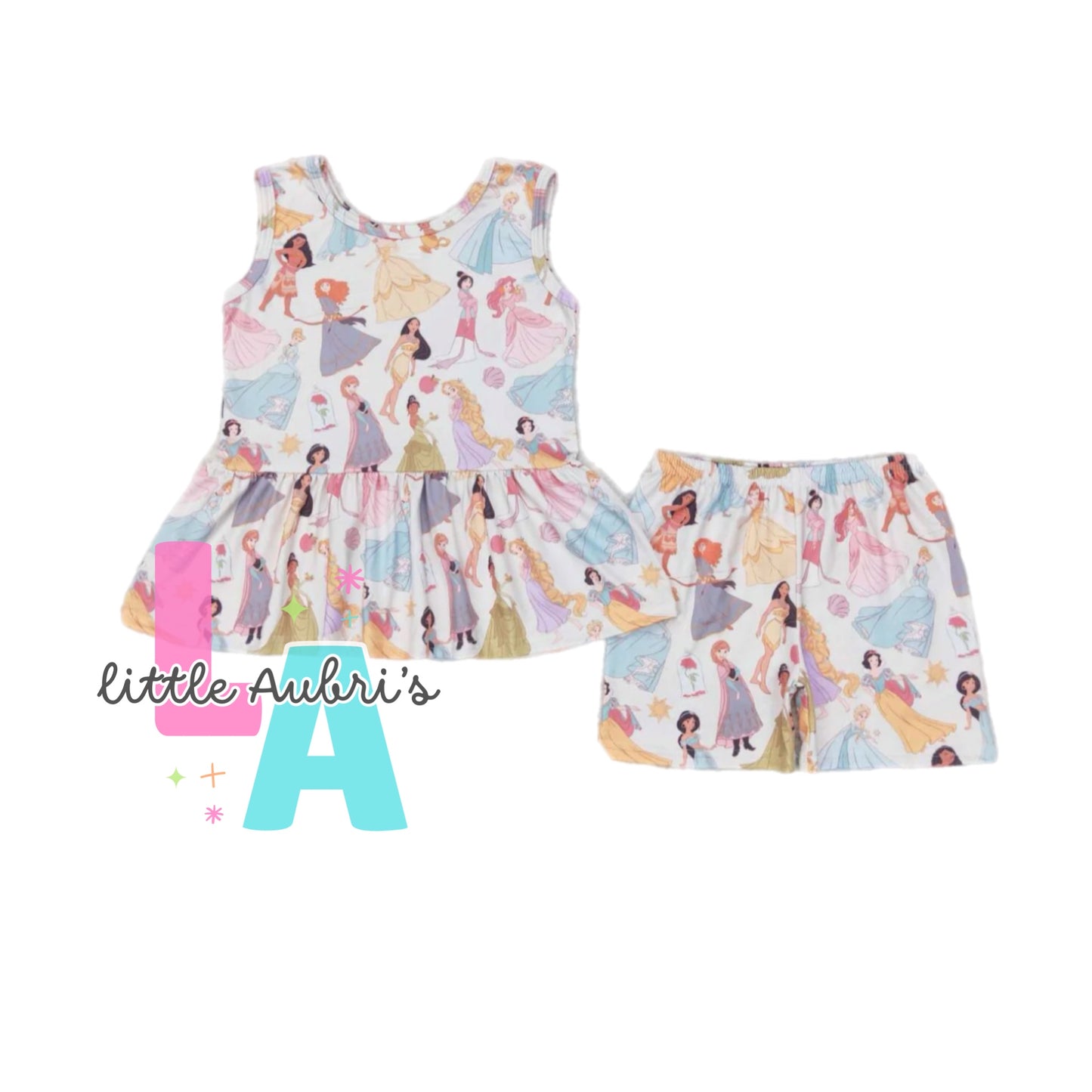 Princess Peplum Short Set ETA Late June