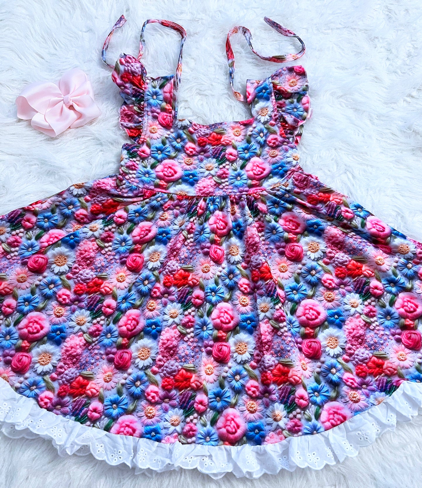 Love Garden Tie Back Lace Dress