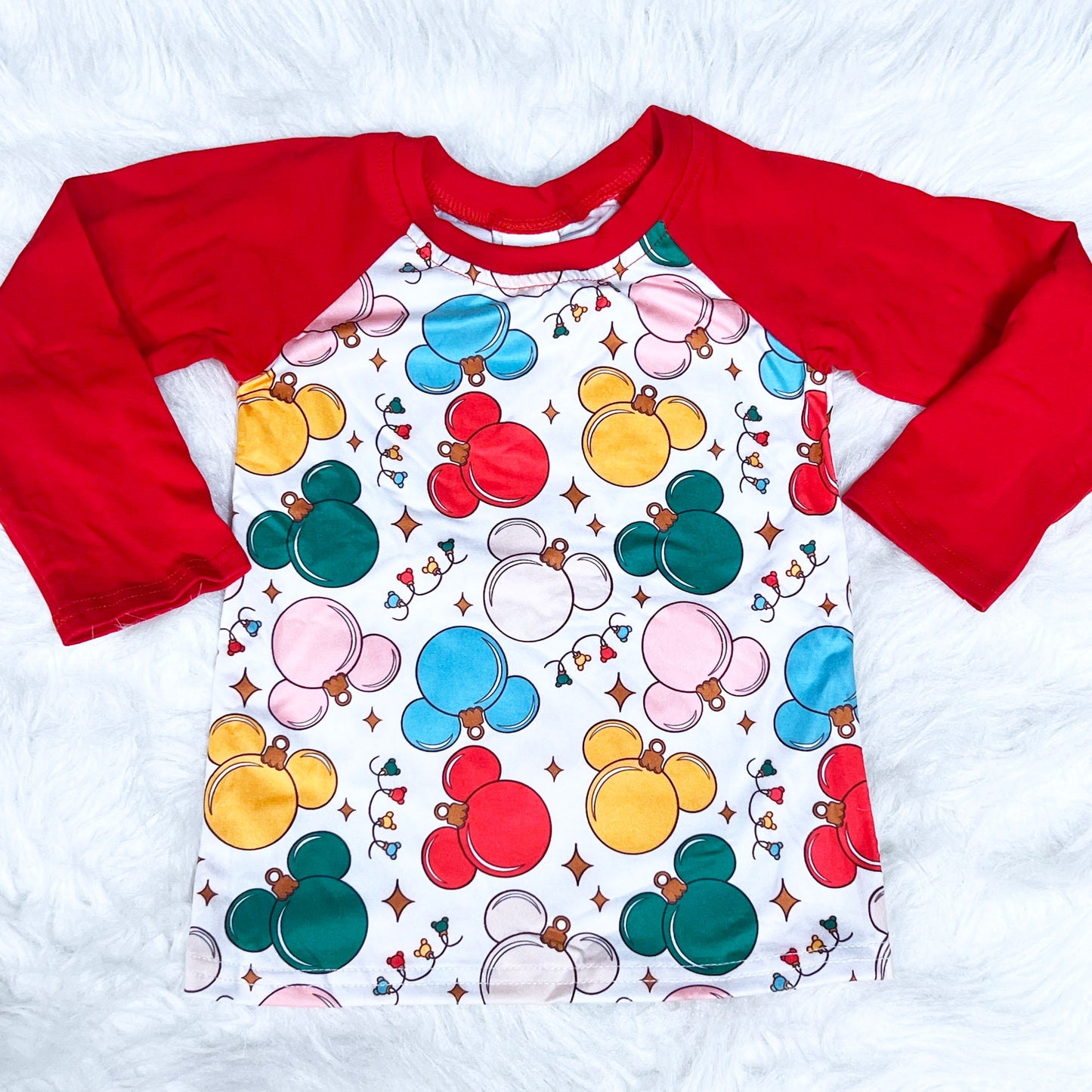 Mouse Ornaments Raglan