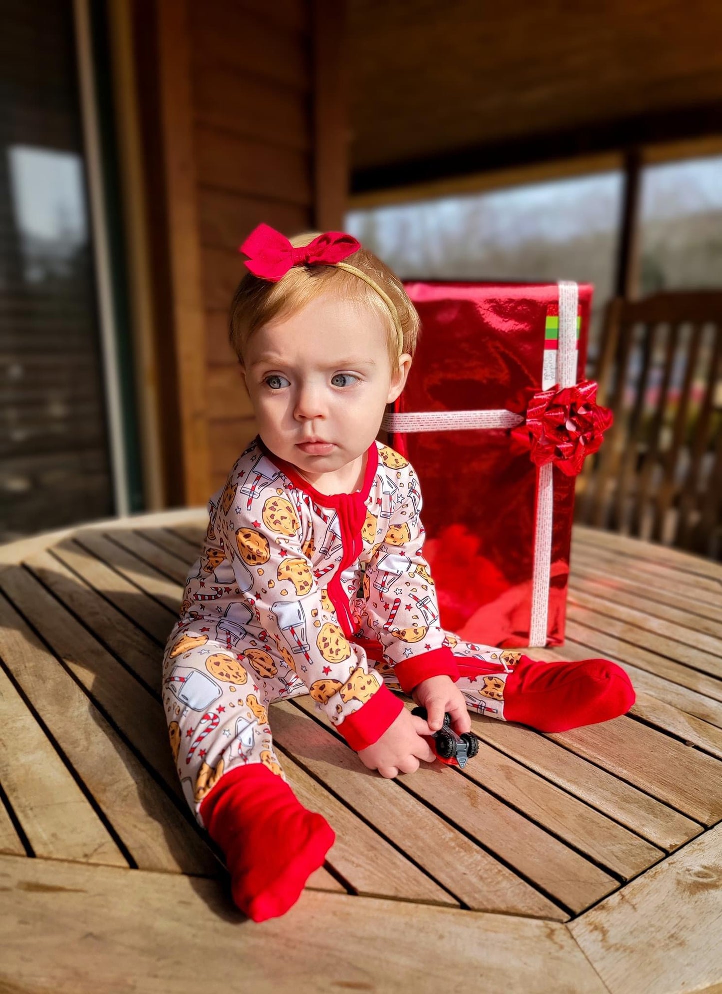 Milk and Cookies Zip Jammies