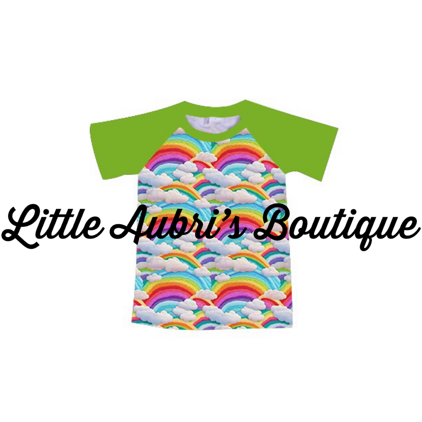 PREORDER Rainbow Clouds Raglan CLOSES 10/11