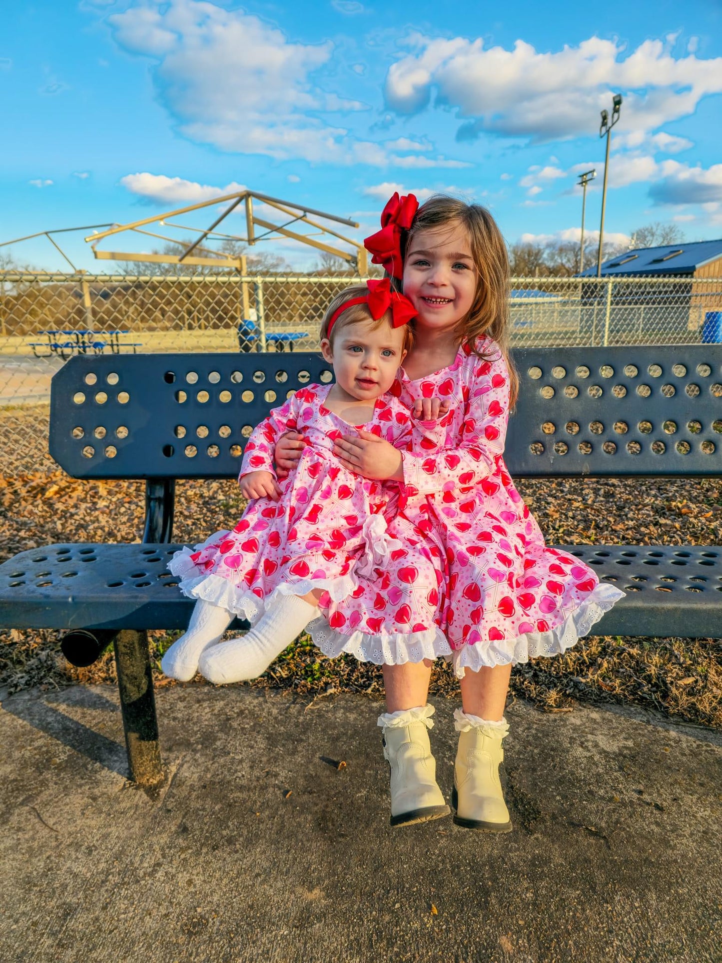I’m a Sucker for You Lace Tie Back Long Sleeve Dress