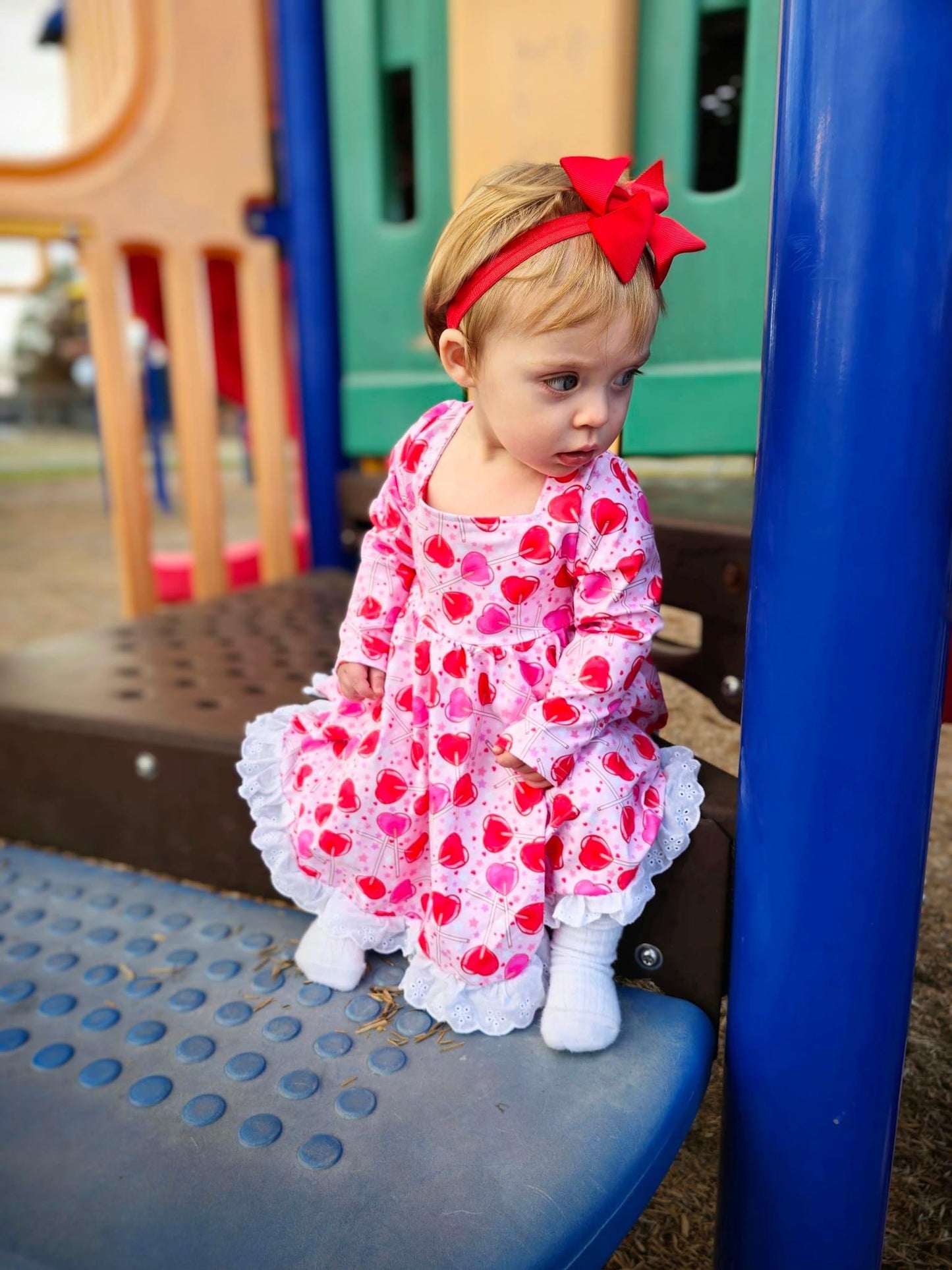 I’m a Sucker for You Lace Tie Back Long Sleeve Dress