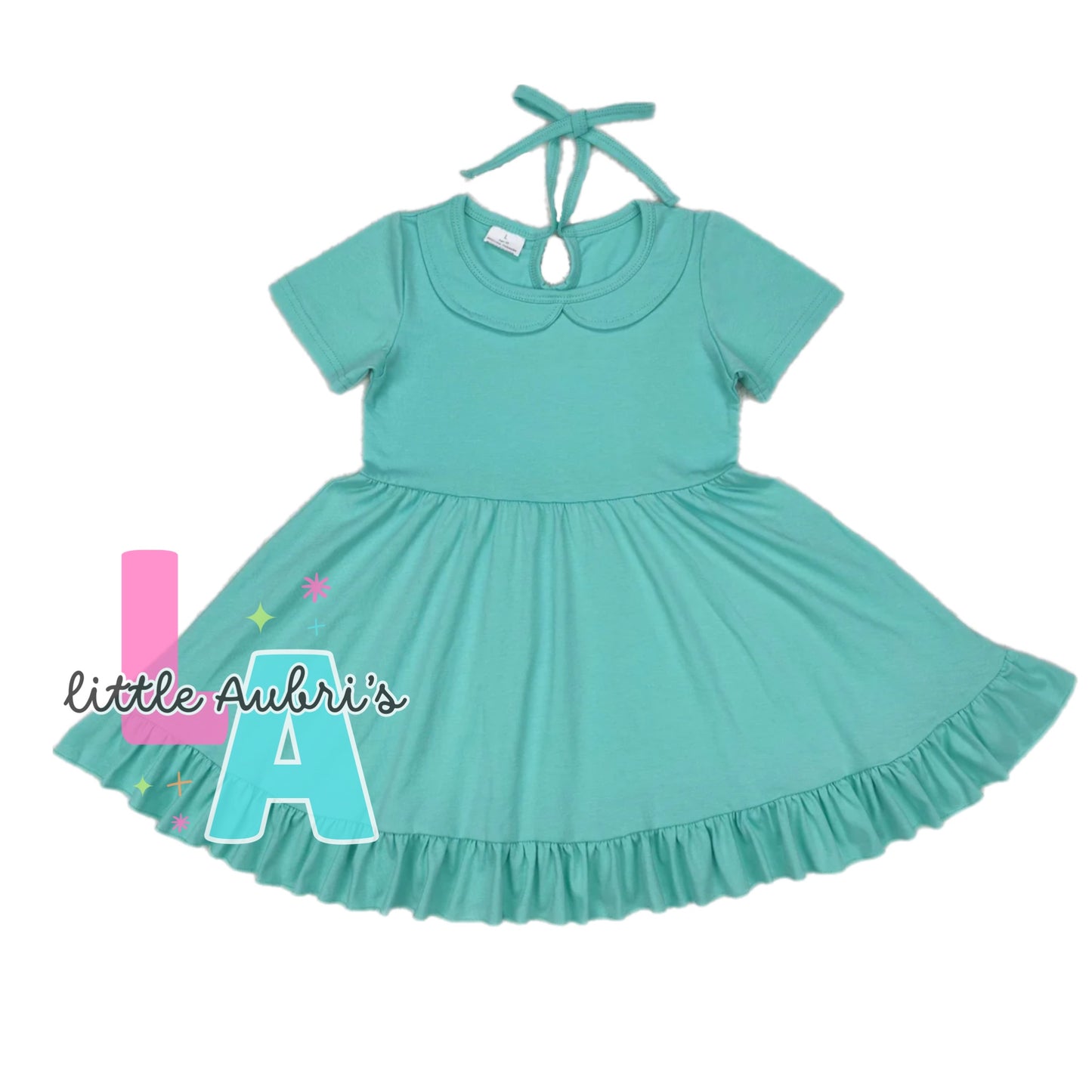 Seafoam Collar Dress ETA Early May