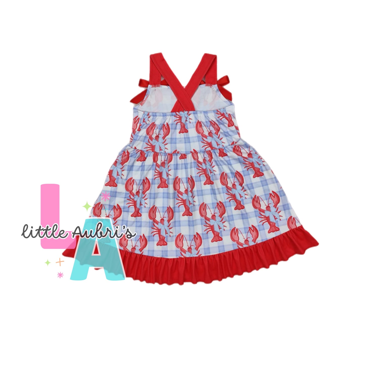 Crawfish and Bows Dress ETA Early Nov