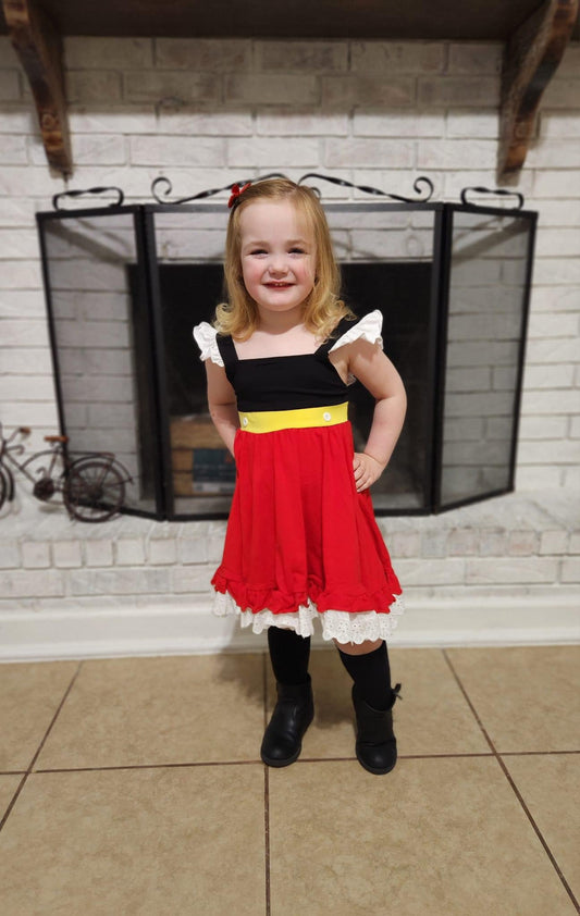 Mr. Mouse Ruffle Dress