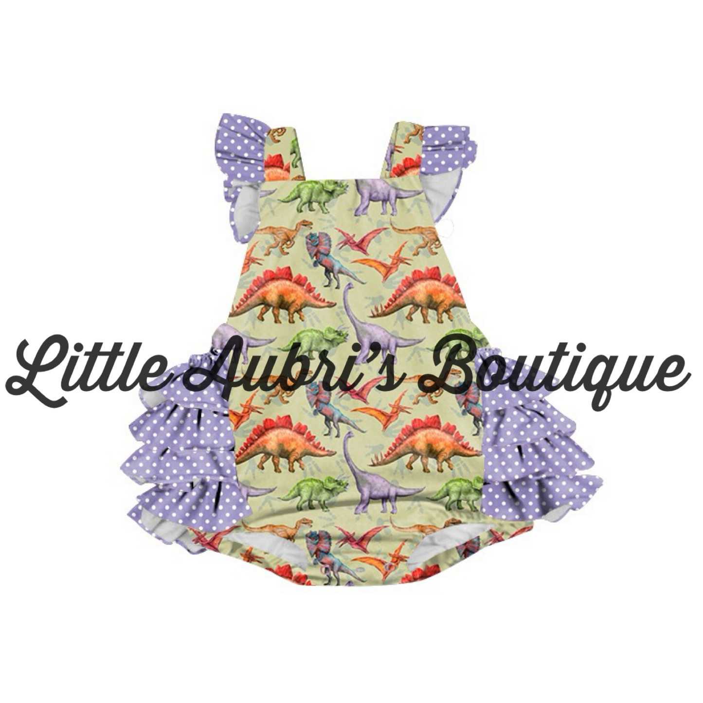 Dinosaur Roar Ruffle Bum Romper