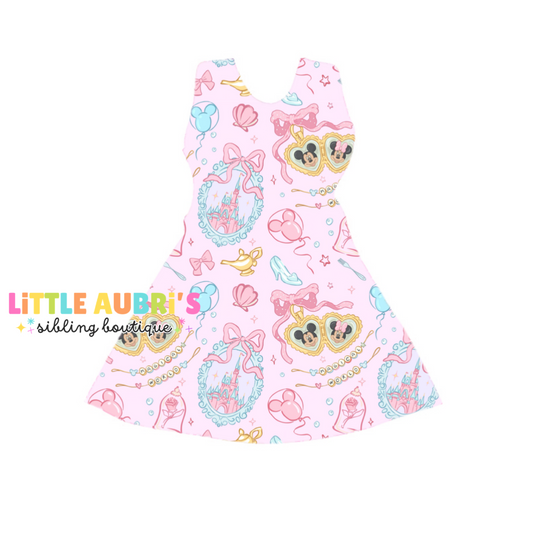 PINK MAGIC ON MAIN ST Athletic Dress + Detached Shorts Set (*SHIPS EARLY DEC)