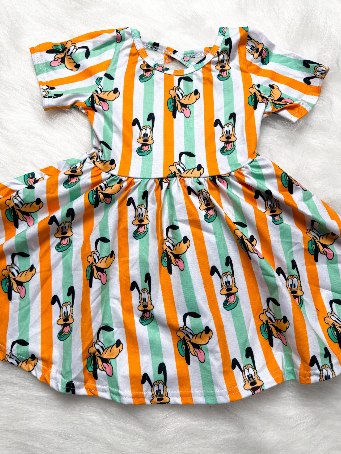 Mouse’s Dog Cross Back Twirl Dress