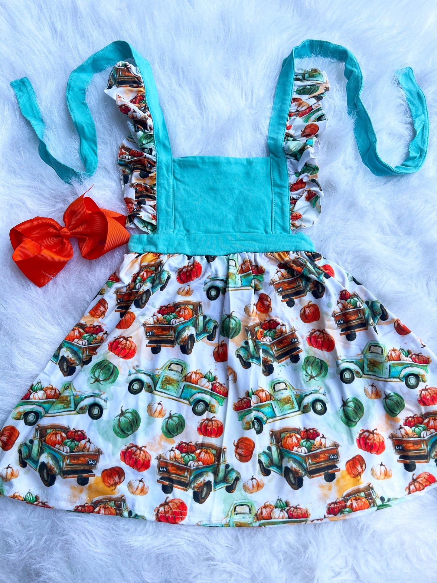 Pumpkin Trucks Dress