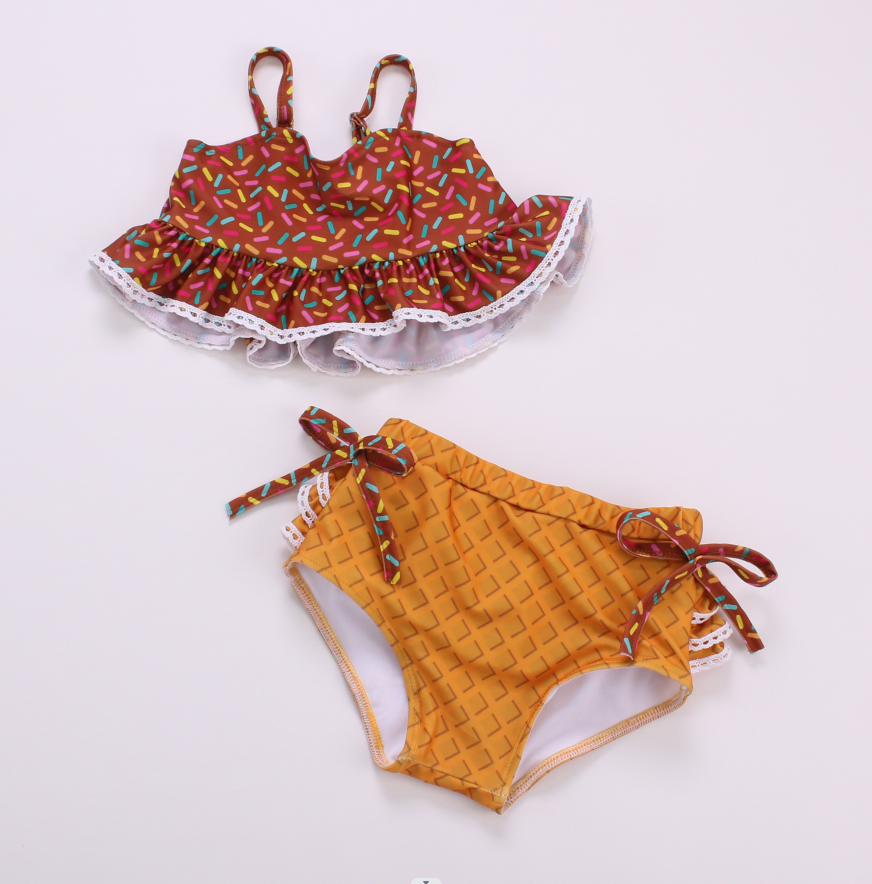 Ice Cream Cutie Two Piece Swimsuit