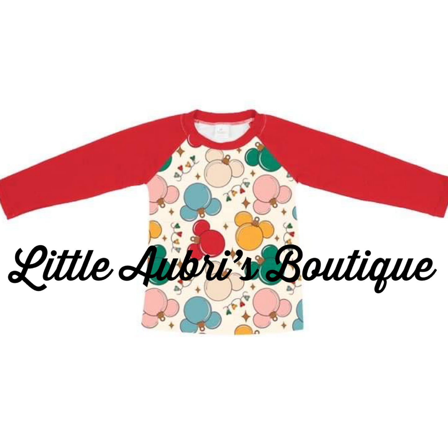 PREORDER Mouse Ornaments Raglan CLOSES 7/28