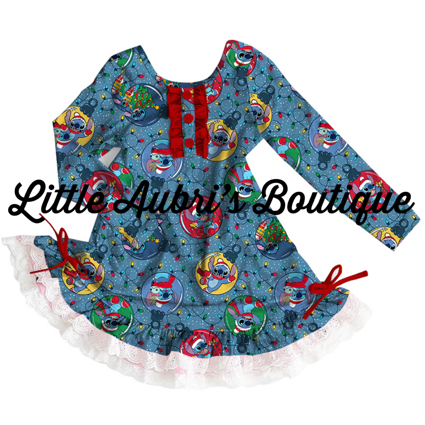 PREORDER Alien Ornament Ruffle Pajama Dress CLOSES 7/14