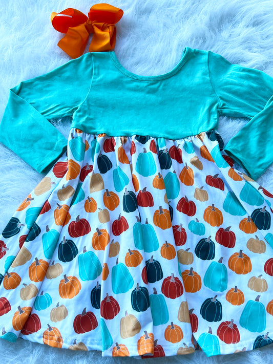 Autumn Pumpkins Dress