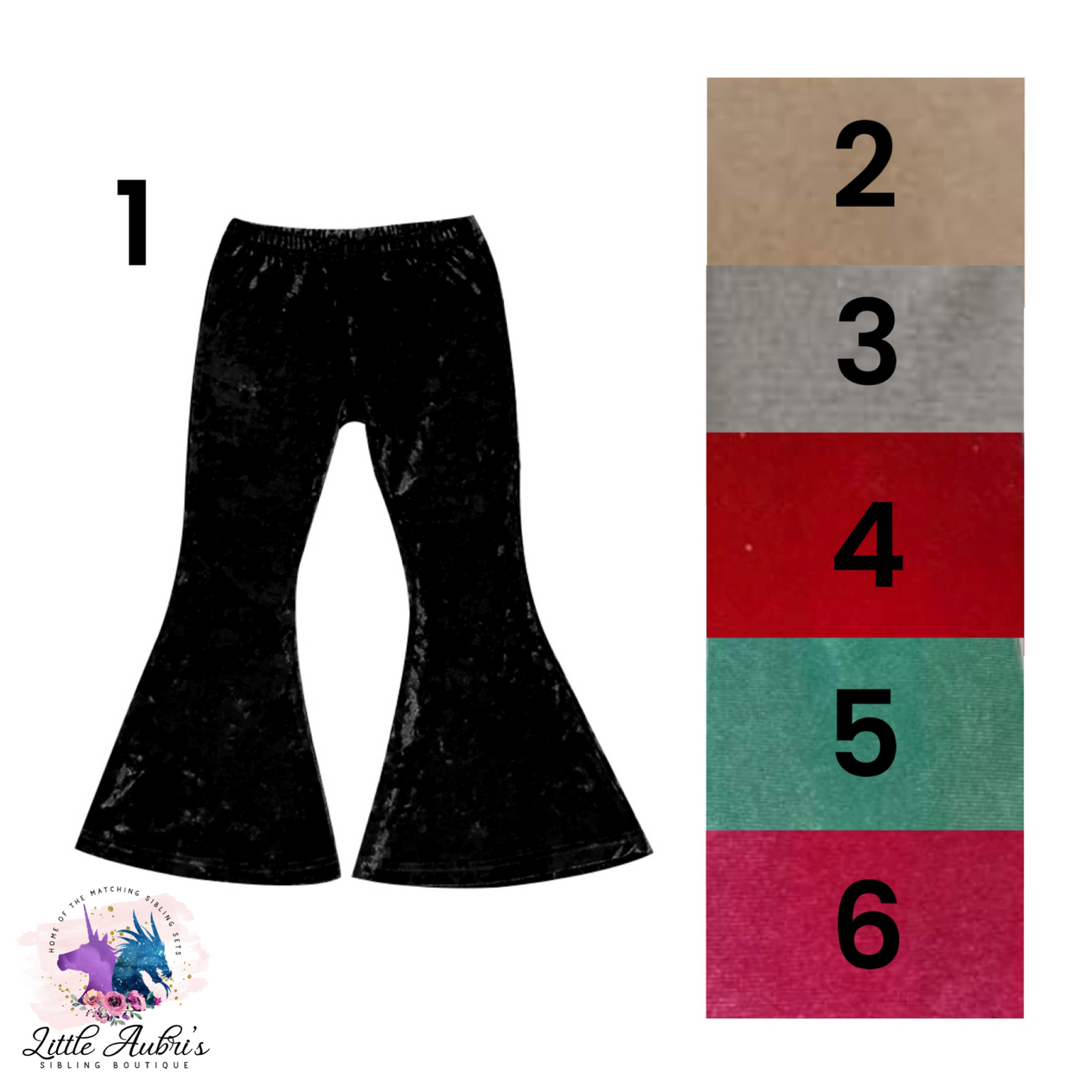 PREORDER Velvet Bell Bottoms CLOSES 7/28