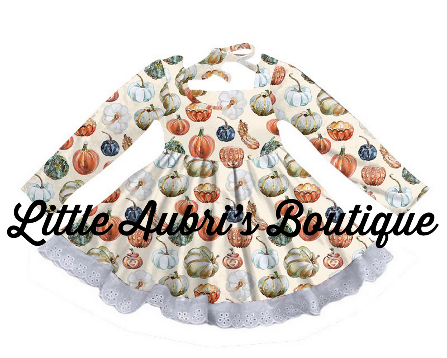 PREORDER Pumpkins and Gourds Lace Dress CLOSES 8/18