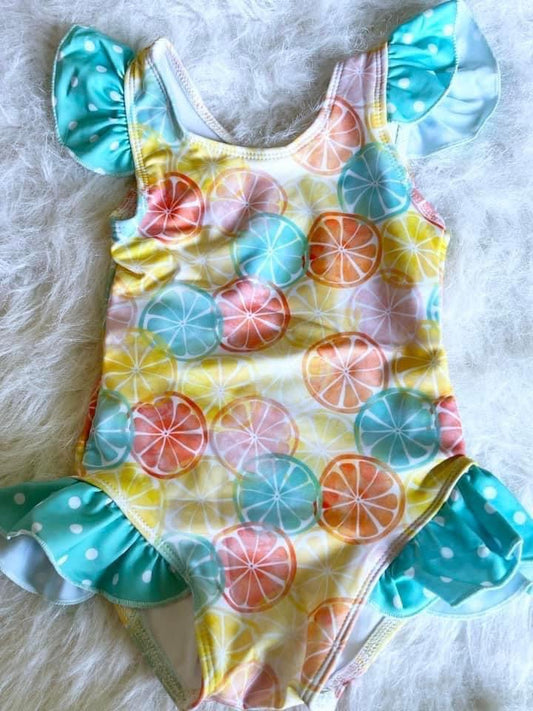 Summer Fruit One Piece Swimsuit