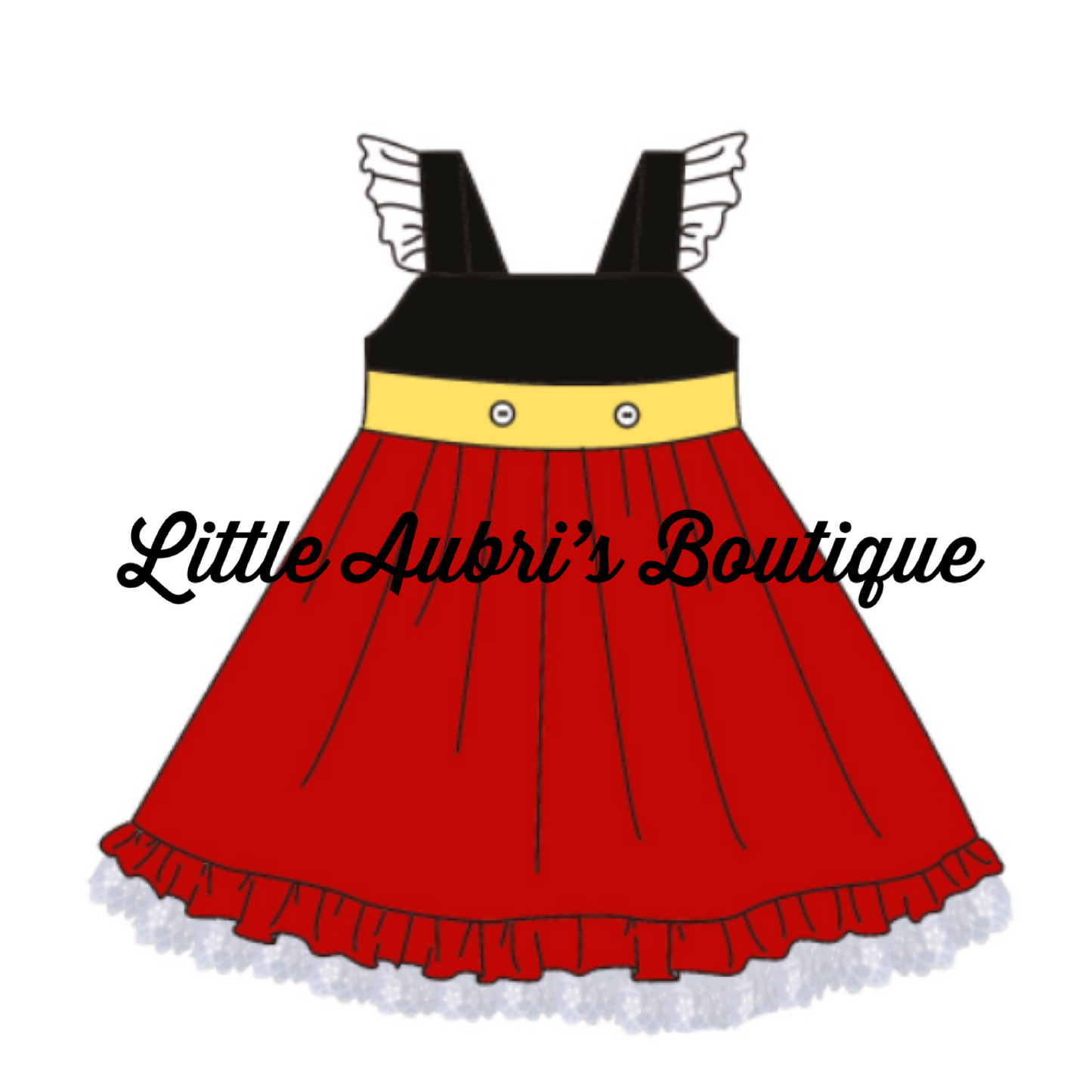 Mr. Mouse Ruffle Dress