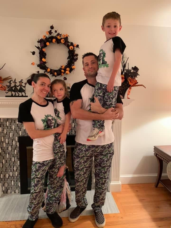 Beetlejuice Kid Graphic Tee and Pajama Set