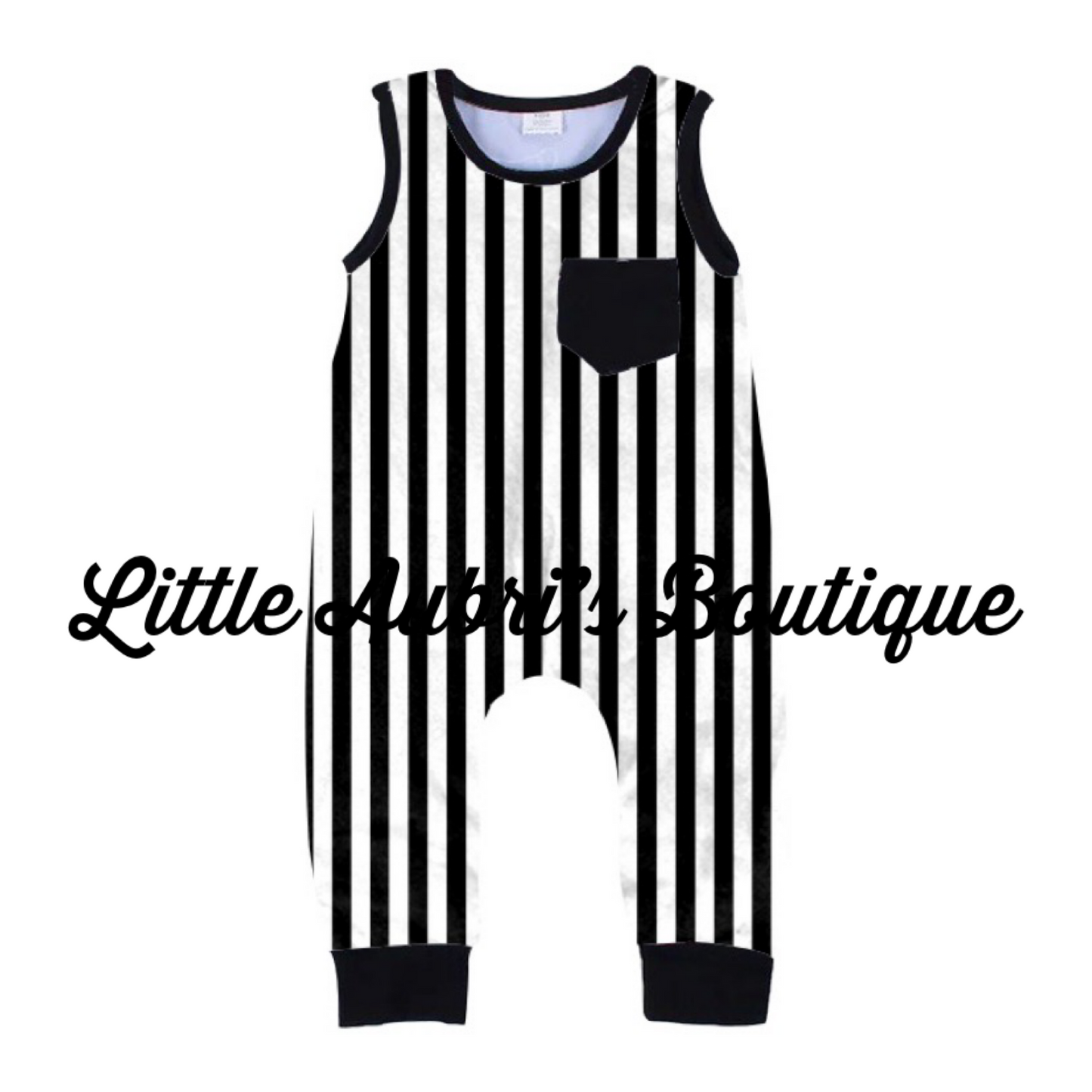 Jack Stripe Pocket Romper