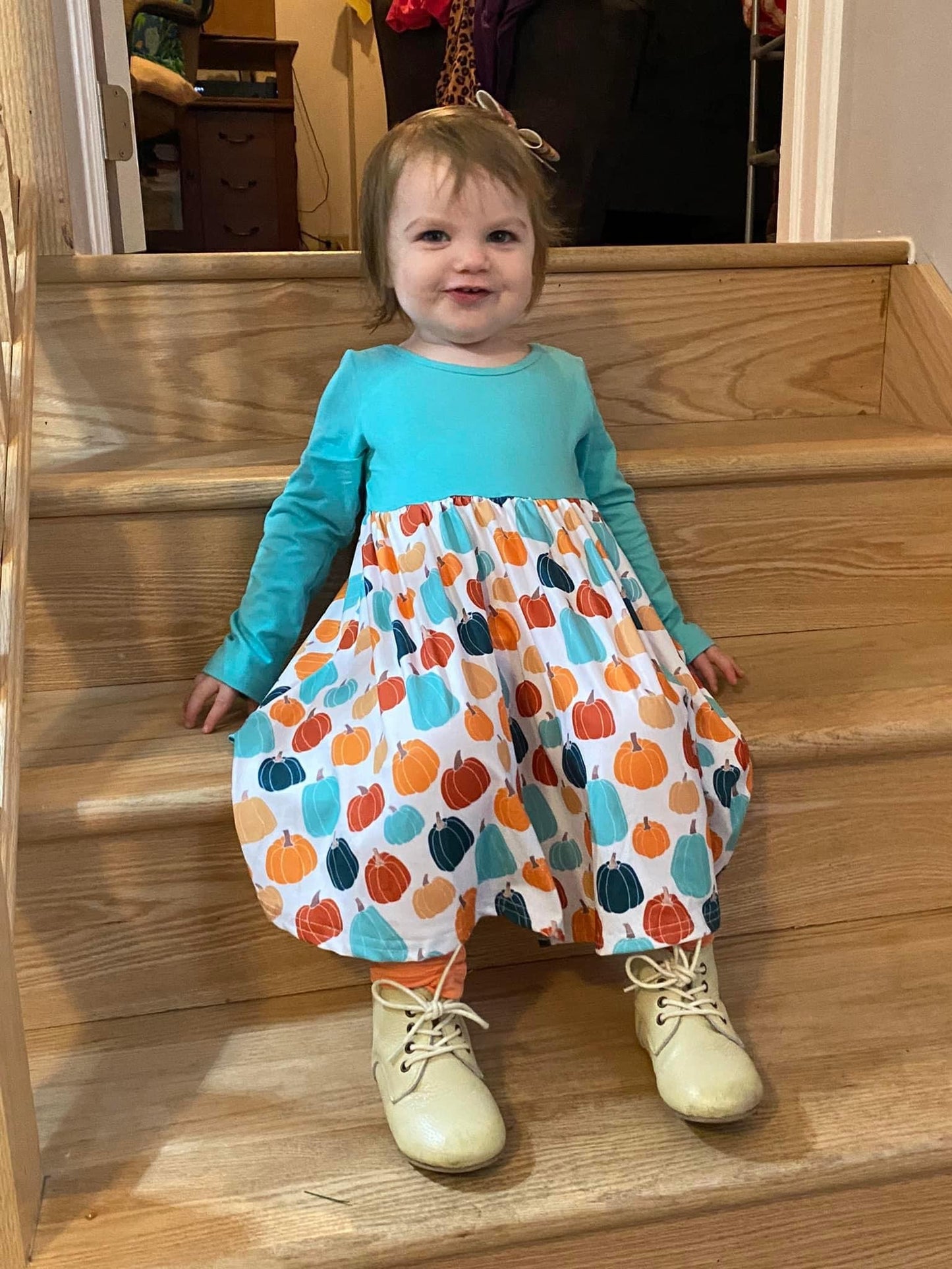 Autumn Pumpkins Dress