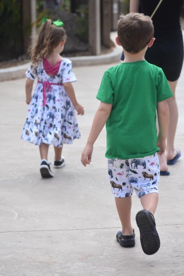 Zoo Safari Henley & Short Set