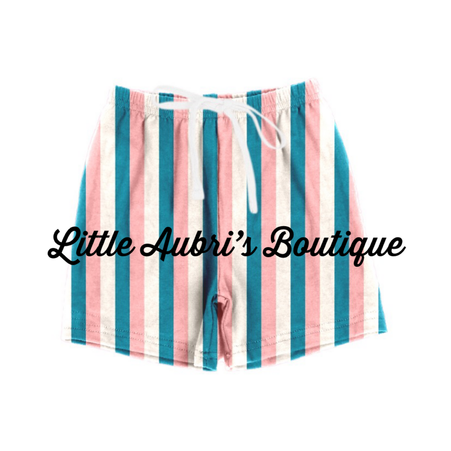 Retro Stripe Board Shorts
