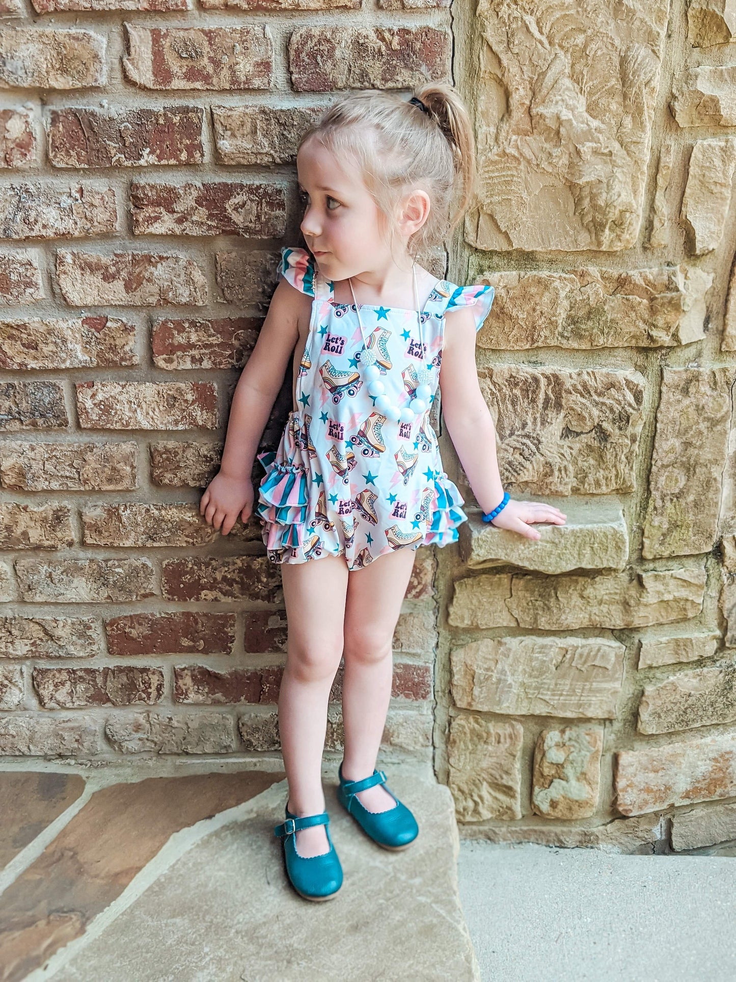Let’s Roll Ruffle Romper
