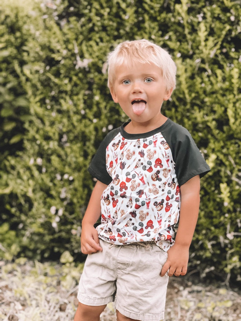Red Mouse Sweets Raglan