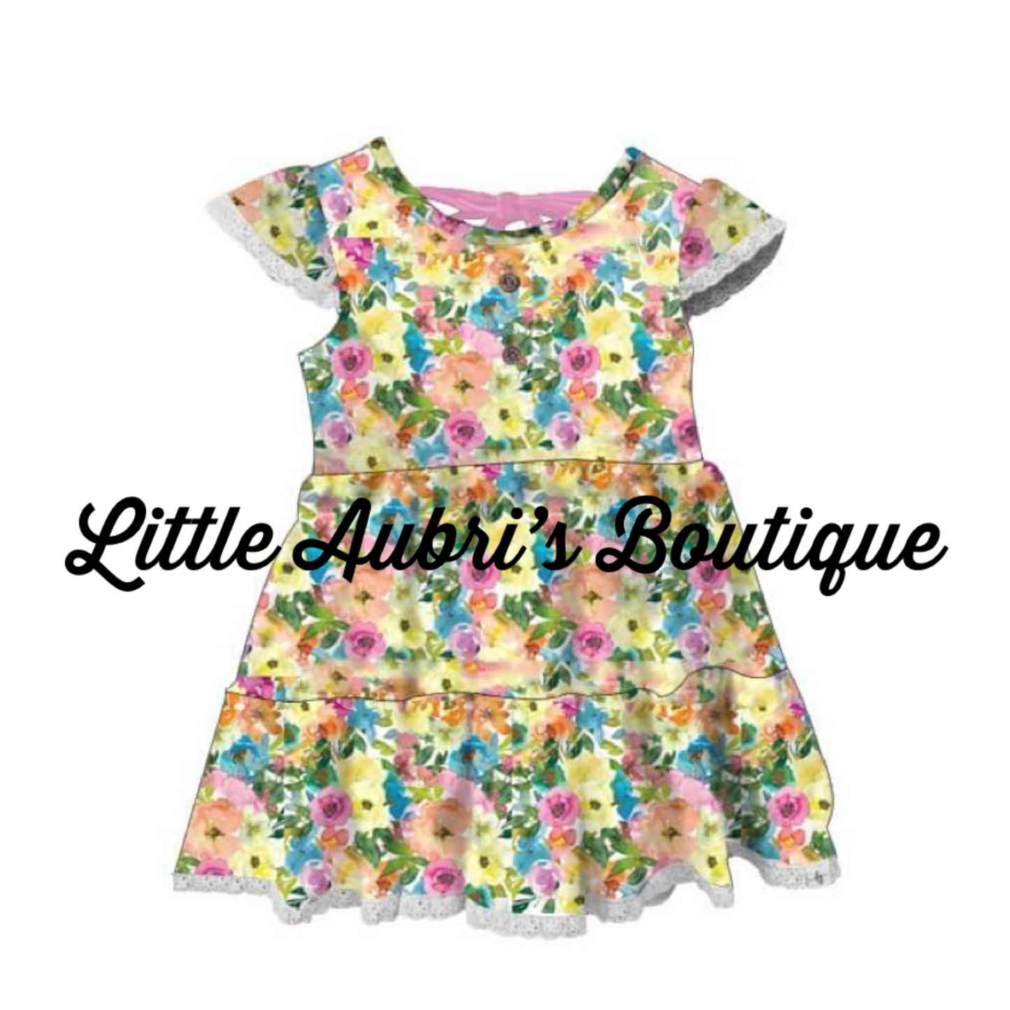 Floral Medley Lace Dress