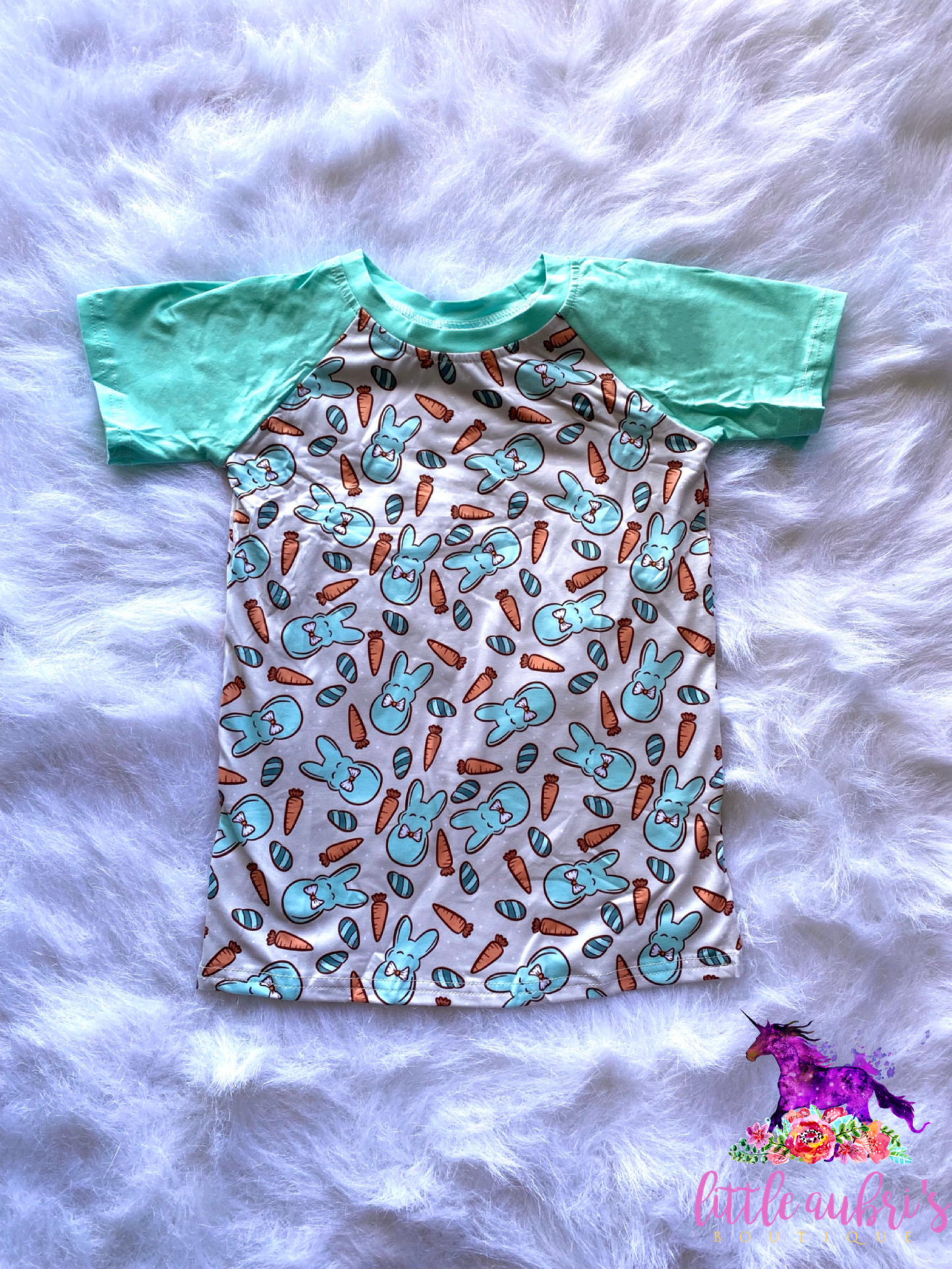 Blue Bunnies Raglan