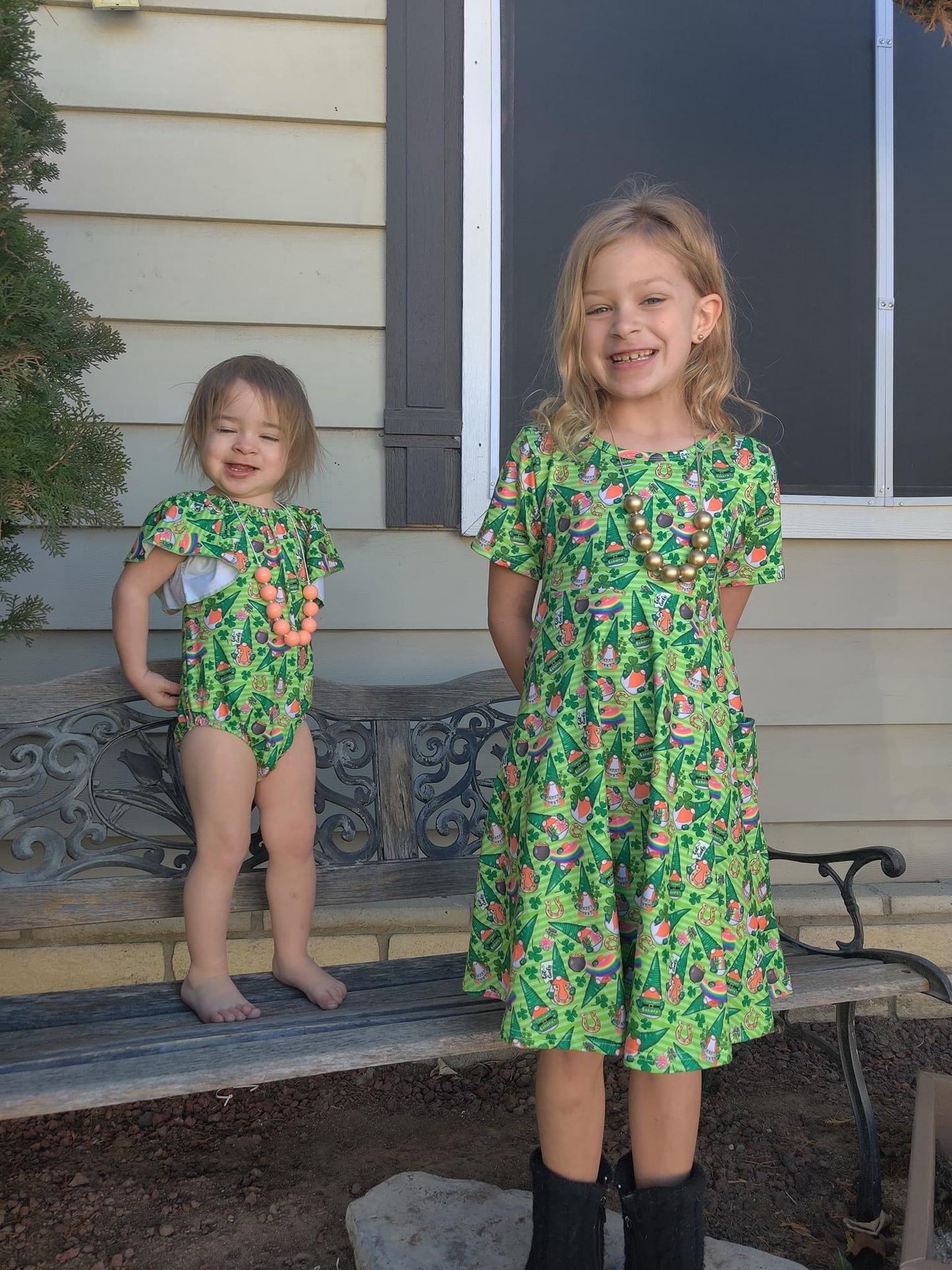 Lucky Gnomes Pocket Dress